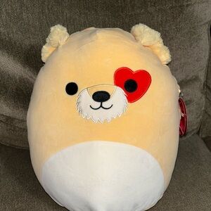 Cute Dog Plush with Heart Eye